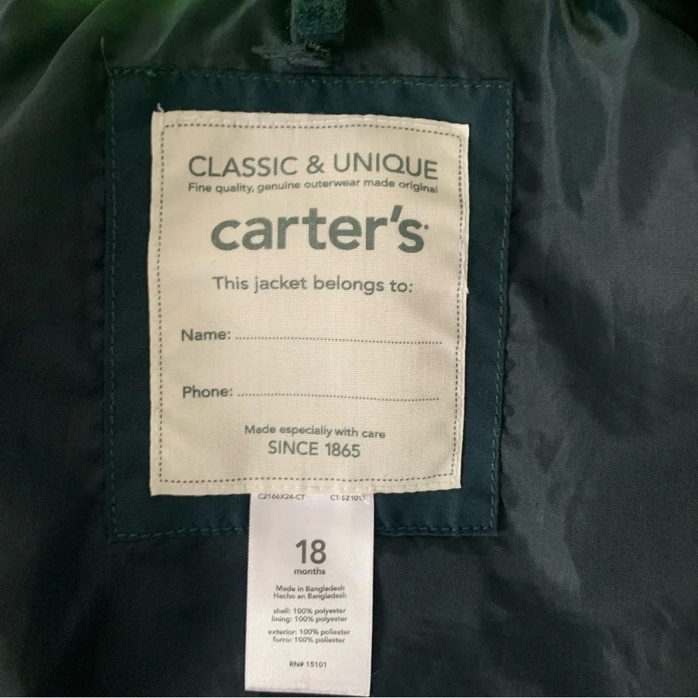 Kids Navy Blue Jacket with Neon Green Accents and zip in removable warm layer‎
